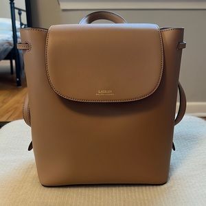 Ralph Lauren Carryover Leather Backpack NWT